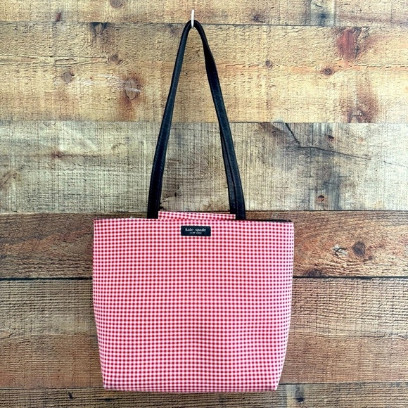 kate spade Handbags - Kate Spade Vintage Y2K Gingham Tote Bag